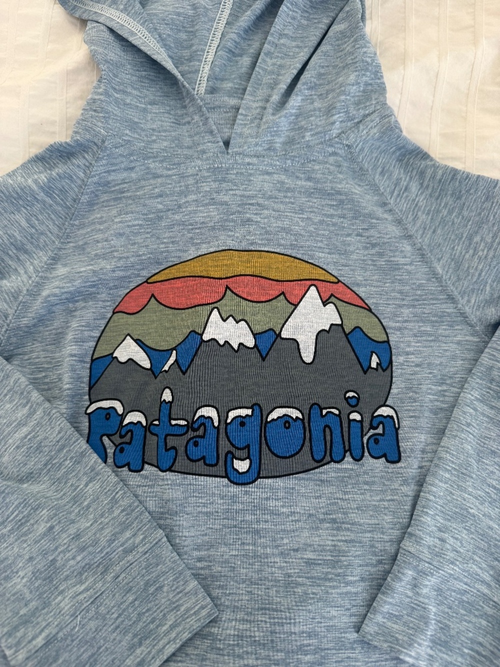 Patagonia kids hooded long sleeve shirt (5T)